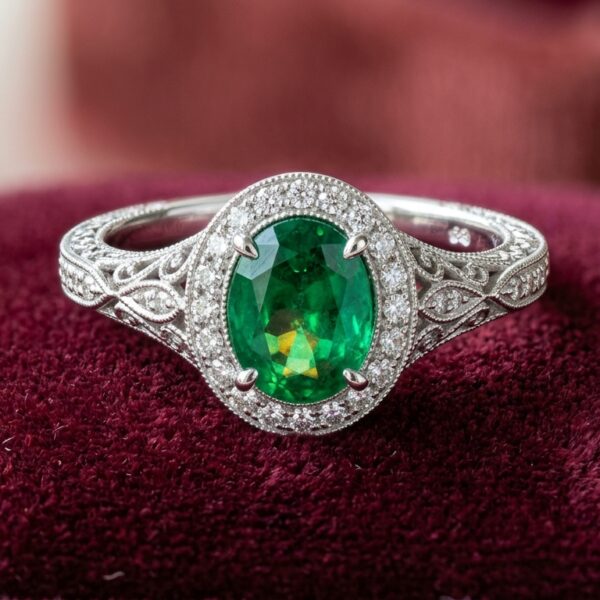 Anillo Esmeralda Imperial