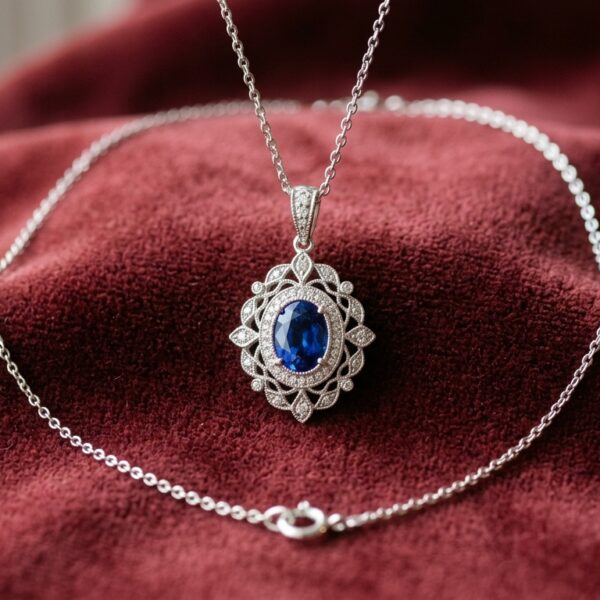 Collar de Zafiro Azul